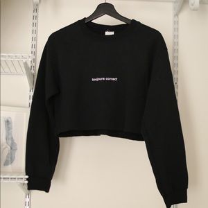 Cropped Crewneck